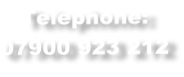 Telephone: 07900 923 212